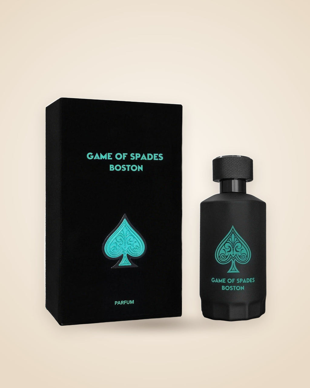 Game of Spades Boston de Jo Milano Paris: frasco con su caja (imagen de prueba)