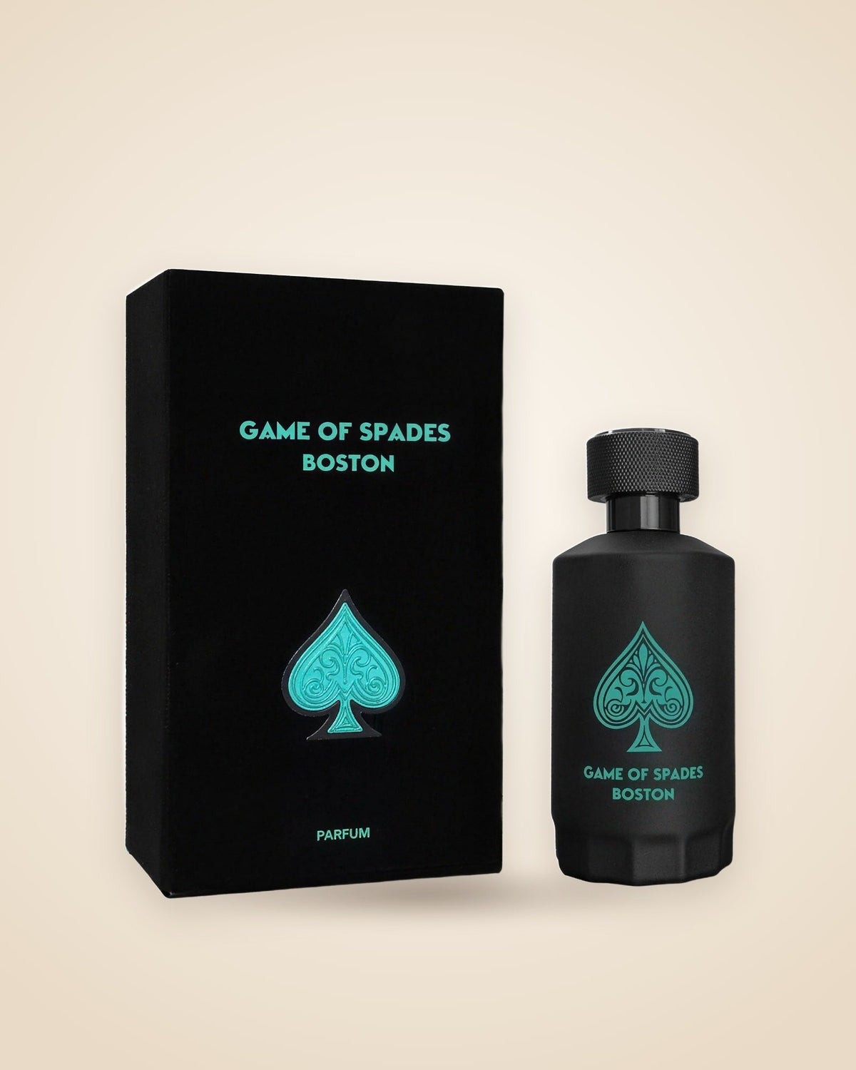 Game of Spades Boston de Jo Milano Paris: frasco con su caja (imagen de prueba)