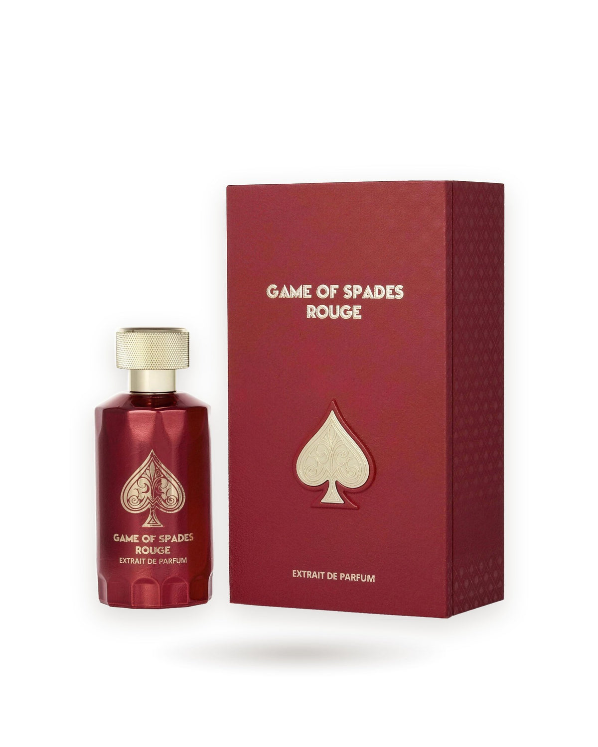 Game of Spades Rouge de Jo Milano Paris: frasco con su caja (imagen de prueba)