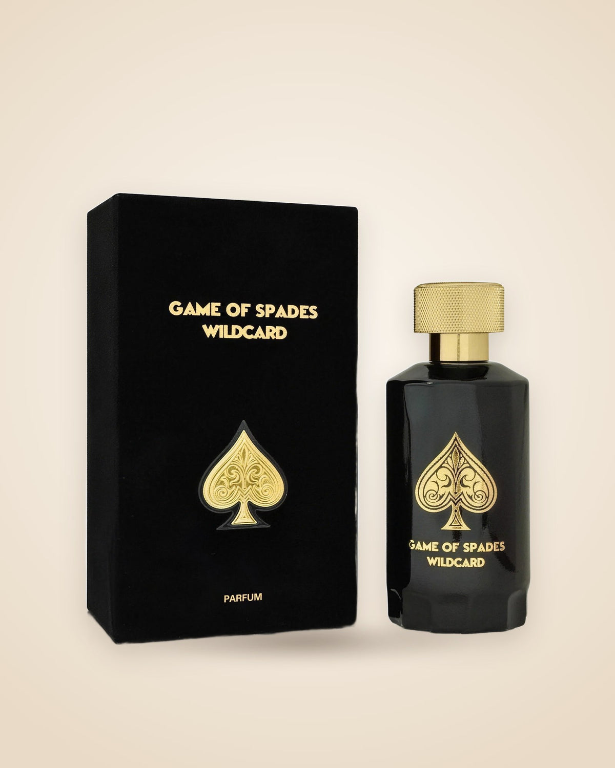 Game of Spades Wildcard de Jo Milano Paris: frasco con su caja (imagen de prueba)
