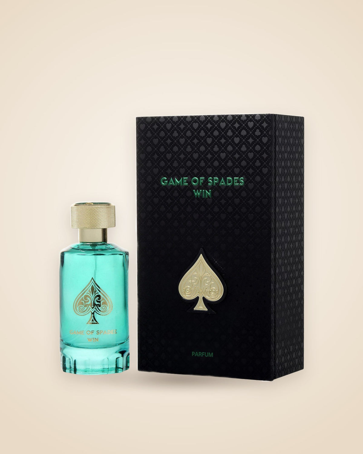 Game of Spades Win de Jo Milano Paris: frasco con su caja (imagen de prueba)